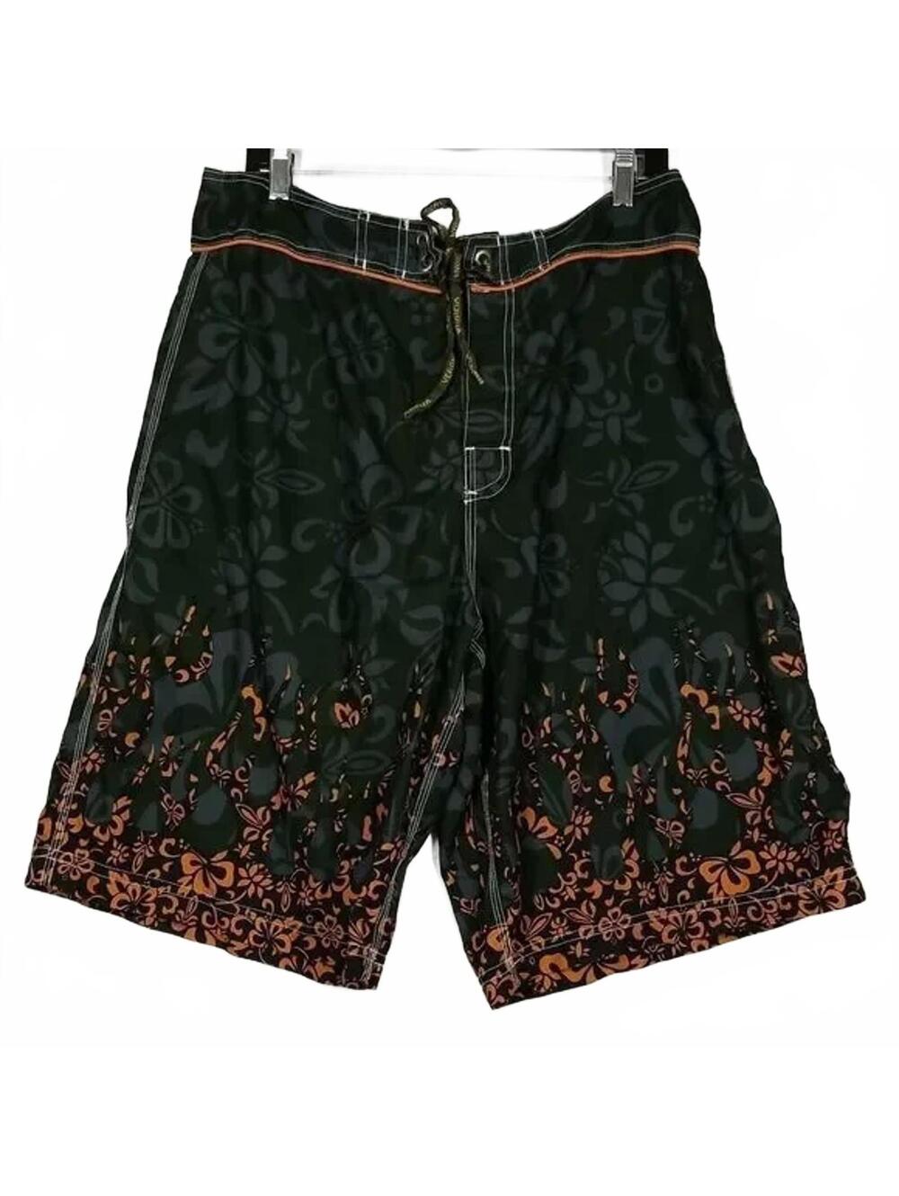 Verona Men's Board Shorts Swimwear Floral Pattern Size Extra Large